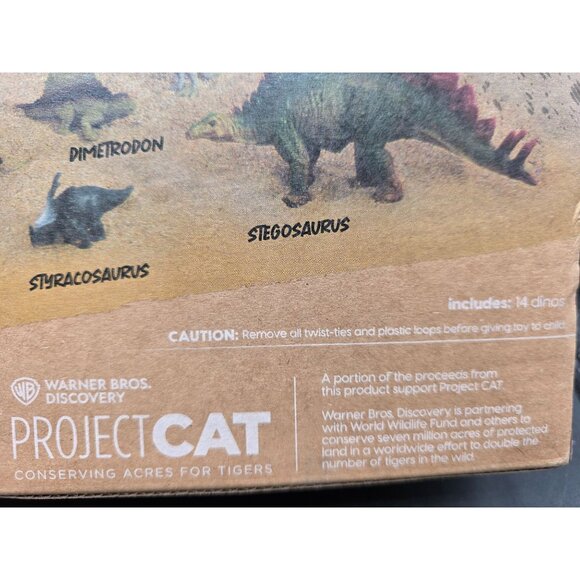 Animal Planet Valley Of Dinos Prehistoric Adventure Playset 14-Piece Plastic Fig - Picture 9 of 9